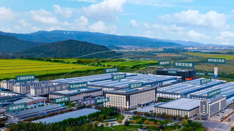 江蘇連云港太陽雨零碳園區(qū)冷-熱-電&nbsp;聯(lián)產(chǎn)-聯(lián)儲-聯(lián)供智慧能源解決方案