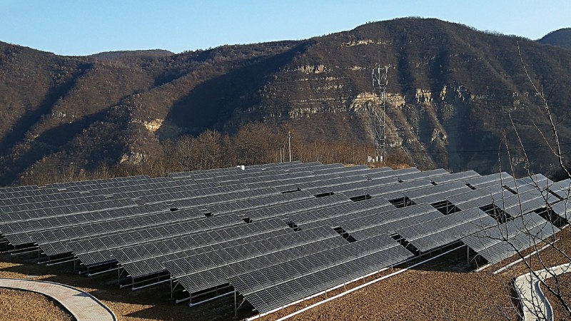 陜西銅川耀州農光互補光伏綠色電站